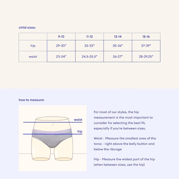 Thinx BTWN Teen Period Underwear - Bikini Panties, Confetti - Picture 7 of 7